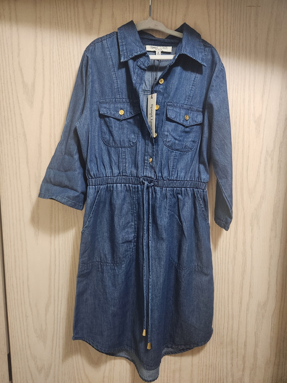 Girls Denim Shirtdress